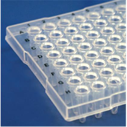 Certified Rigid Thin Wall 96x0.2ml Semi-Skirted Microplates