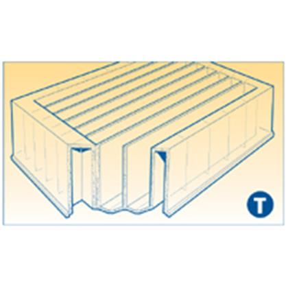 80ml 8-channel high-profile reservoir, 8 x 10ml troughs