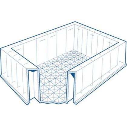 240ml single-well high-profile reservoir, 96 pyramid bottoms